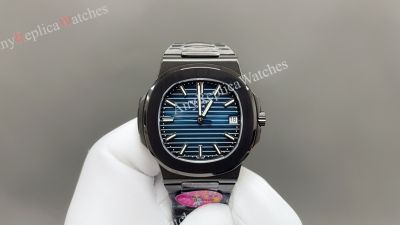Patek Philippe Nautilus 9015 Movement 40mm 316L Steel Blue Face Watch